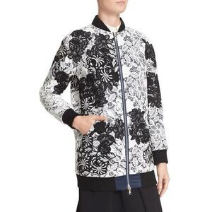 SELF PORTRAIT NWT  Bomber Lace Embroidered Jacket US 2